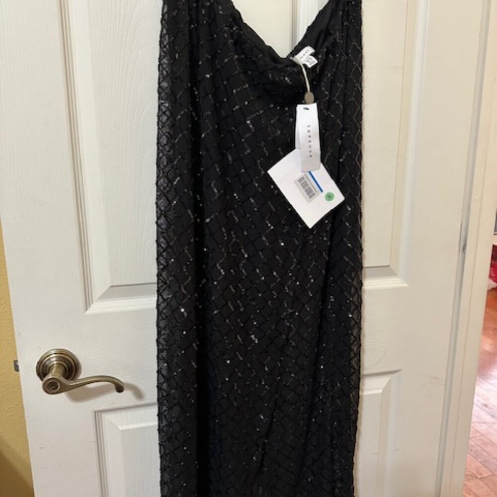 Topshop sequined skirt, US size 16, new with tags